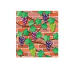 TBOP HOME Brick Wall Stickers Wallpaper For Home Decor (45 x 845 cm), (332 inche x 18 inche)-Grapes) - Image 2
