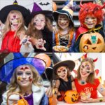 Halloween Party Body Sticker, Exquisite Pattern Face Sticker Non Toxic Harmless Cartoon Cute for Cosplay Party for Costume Ball for Boys Girls for Kid Adult(#2) - Image 2