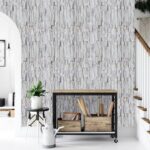 Gray Brick Wallpaper Peel and Stick Brick Contact Paper Self Adhesive Wallpaper Removable Wallpaper 3D Textured Faux Brick Wallpaper for Home Bedroom (45 x 845 cm), (332 inche x 18 inche) - Image 8