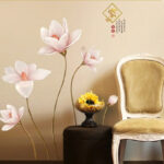 Modern Chinese Style Decoration Wall Tv Background Mural Wall Stickers Home Decor Living Room Stickers Muraux - Image 4