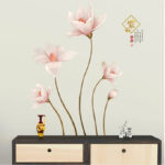 Modern Chinese Style Decoration Wall Tv Background Mural Wall Stickers Home Decor Living Room Stickers Muraux - Image 6