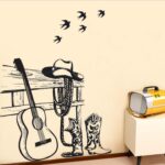 Modern Guitar Wall Sticker  JM7314 - Image 2