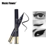 Music Flower Brand Eyes Makeup Tattoo Seal Liquid Eyeliner Pen Waterproof Matte Black Stamp Wanton Eye Liners 24HR Long-lasting - Image 2