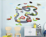 cars track Wallsticker wall sticker sticker dinding - Image 3