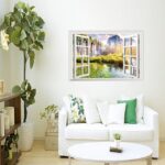 Wall sticker Jendela Tebing Pohon XL8022H (90x60) Stiker Dinding - Image 3