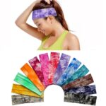 2pcs Lady Fashion Cotton Absorb Sweat Yoga Elastic Headband Women Candy Color Sports Hairband Hair Accessories - Image 2