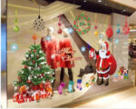 Wall Sticker Removable Decal Decor Christmas Tree Santa Claus Sticker size 50x70 ay226a - Image 2