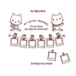 JM7103 Photo Frame Wall Stickers Home Decor Cute Decals Quotes Kids DIY Adesivo de Parede Removable Mixable - Image 12
