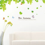Zhonglan RemovABle Large Pastoral Style Grape Rattan Living Room Bedroom Tv Wall Sofa Background Wall Sticker size 60x90 am9005a - Image 2