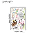 Wall Stiker ABC1060 Girl n Fly – Wallsticker  Wall Sticker  Wallstiker  Wall Stiker Stiker Dinding  Hiasan Dinding - Image 9