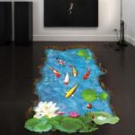 Ready Wall Stiker 60X90 Xh9219 Fish Lotus Pool Walstiker Wallsticker -Berkualitas - Image 13