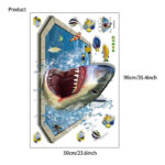 3D Creative Sharks Wall Stickers SK9023 - Image 7