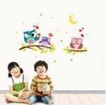 Removable Owl Wall Sticker Self Adhesive Cute Wallpaper 30x40cm Modern Wall Sticker for Living Room Kitchen Bathroom Home Decor - AliExpress 15