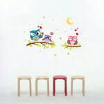 Removable Owl Wall Sticker Self Adhesive Cute Wallpaper 30x40cm Modern Wall Sticker for Living Room Kitchen Bathroom Home Decor - AliExpress 15 - Image 3