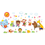 Cartoon Stickers Children Room Wall Sticker Abc1015 - Image 3