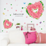 Rose Wall Sticker Home Living Room Decoration Removable Art AY7173 - Image 2