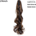 Fashion Girls Claw Clip Ponytail Hair Extensions - Image 4