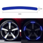 20pcs Car Tire Rim Reflective Sticker Night Safety Warning Strip Motorcycle Bike Auto Wheel Hub Reflector Stickers Decals - Image 5