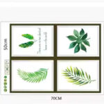Botanical Frame Wall Decals - Custom Greenery Stickers for Dining & Bedroom size 50x70 sk7132 - Image 8