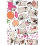 Sharpie Family Wall Sticker Set size 50x70 sk7186 - Image 4