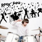 Rock Band Music Wall Stickers - Image 5