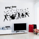 Rock Band Music Wall Stickers - Image 2