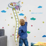 Sk9014 Travelling Space Flight Wall Sticker - Image 4