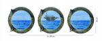 Aircraft Carrier Window View Murals Wall Decals Removable Wall Stickers Arts Wallpaper - Image 5