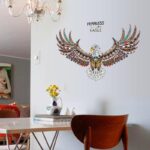 New Style Eagle Decoration Mural Cool Library Office Restaurant Wall Stickers [SK9154]