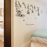 Sk7130 Silhouette of Black Birdcage Wall Sticker - Image 3