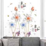 Sk9281 Wealth Lotus Wall Sticker - Image 3