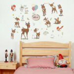 Sk9293 Sika Deer Wall Sticker - Image 3