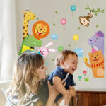 Sk9323 Cartoon Animal Wall Sticker - Image 2