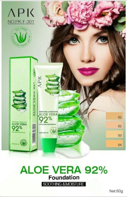 APK ALOE VERA 92% WHITENING FOUNDATION '2