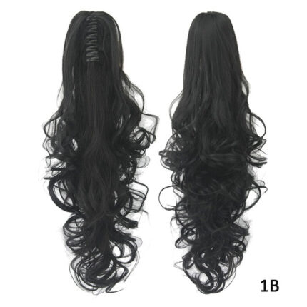 Fashion Girls Claw Clip Ponytail Hair Extensions