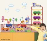 Shop Fun Parking Colorful WSXL Wall Stickers - Wall Stickers - Children's Wallpaper Stickers - Bedroom Wall Stickers  size 60x90 ay9151 - Image 2