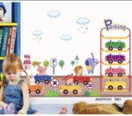 Shop Fun Parking Colorful WSXL Wall Stickers - Wall Stickers - Children's Wallpaper Stickers - Bedroom Wall Stickers  size 60x90 ay9151