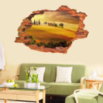 3D three-dimensional forest landscape wall decoration painting - Image 2