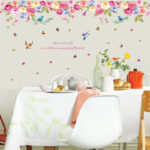 XL8202 HANGING COLORFUL ROSES WALLSTICKER WALL STICKER 60x90 - Image 2