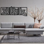 Leaves 3 Panels | Fashion design | Wall decor - Image 2