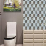 DIY Kitchen Bathroom Bathroom Simulation Wall Tile Waterproof Wallpaper, Peel and Stick Tile Backsplash Wall Tiles 8"x8" (6 Sheets) JM706 - Image 4