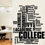 Education Wall Sticker college Quote Reading Library Stickers Decal Vinyl Sticker For Library - Image 2