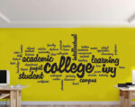 Education Wall Sticker college Quote Reading Library Stickers Decal Vinyl Sticker For Library - Image 3