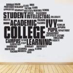 Education Wall Sticker college Quote Reading Library Stickers Decal Vinyl Sticker For Library - Image 4