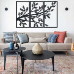 Tree and Birds 3 Panel | Tree of life | Wall decor - Image 2