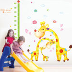 height giraffe wall sticker new 60x90cm - Image 4
