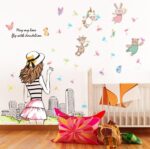 Wall Stiker ABC1060 Girl n Fly – Wallsticker  Wall Sticker  Wallstiker  Wall Stiker Stiker Dinding  Hiasan Dinding - Image 2