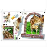 3D Girrafe Wall Stickers XH0861C - Image 4