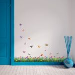 Jm8260 Flower Wall Stickers DIY Door Decor Butterfly Art Vinyl Decal Colors Kids Room - Image 3