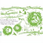Wall Deco Sticker BIRD size 50x70 ay7026a - Image 2